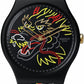 Swatch Dragon in Wind Pay Bio-Sourced Quartz Watch Phil and Gazelle