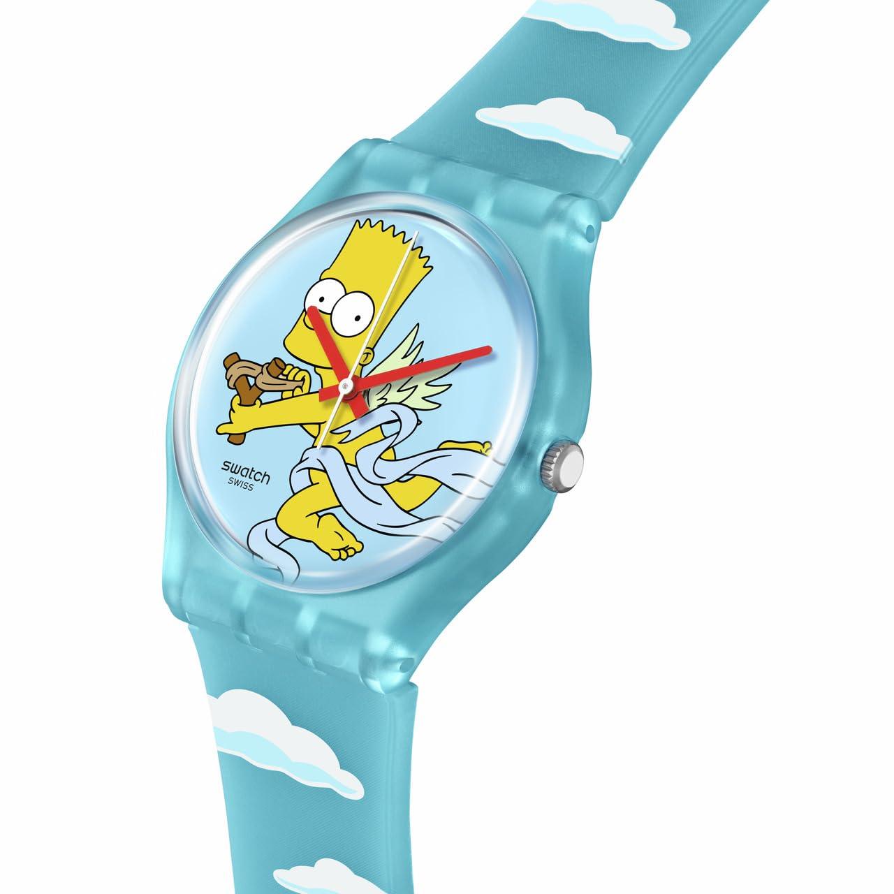 Swatch Bart Simpsons Bio-sourced Quartz watch Phil and Gazelle