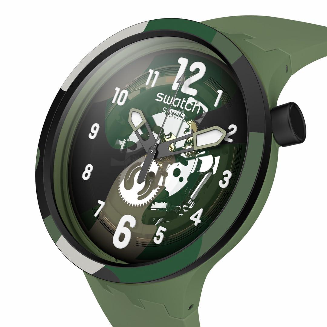 Swatch Look Right Thru Green Pay Watch Phil and Gazelle