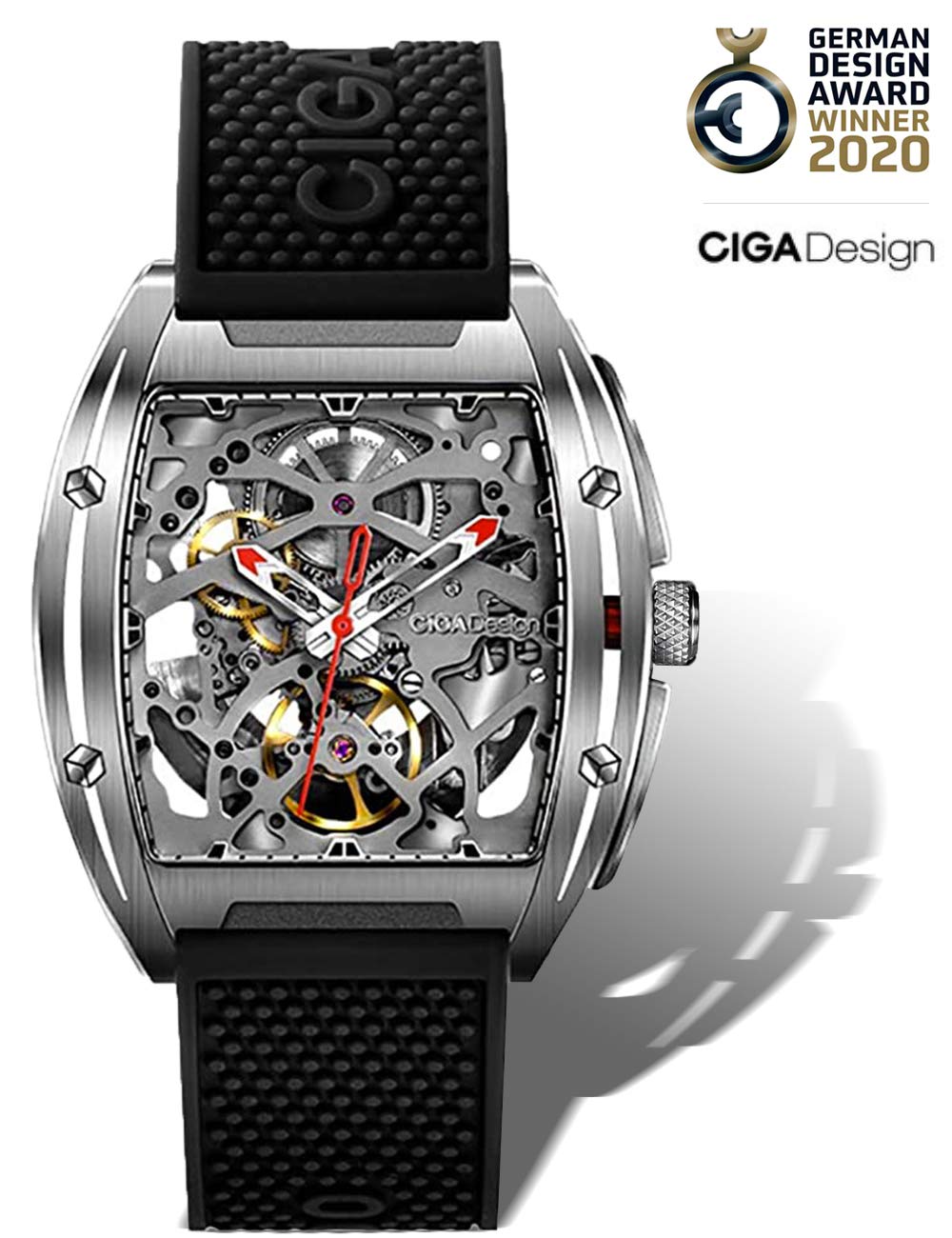 Automatic Mechanical Watches for Men Analog Casual Waterproof Stainless Steel Watch Phil and Gazelle