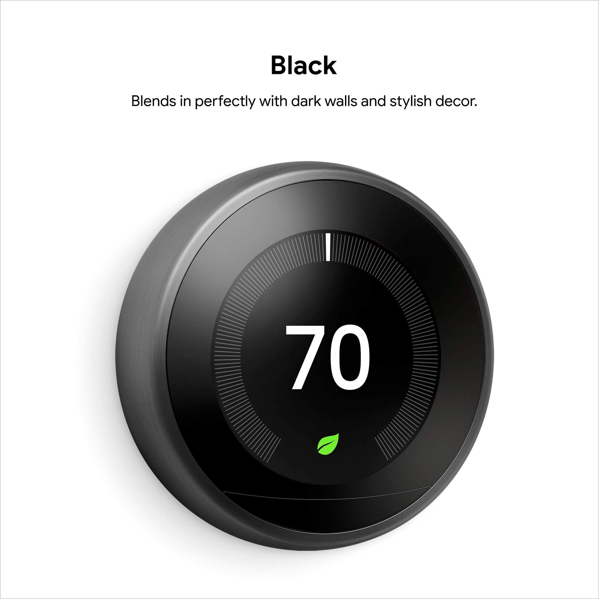 Google Nest Learning Thermostat - Black Phil and Gazelle