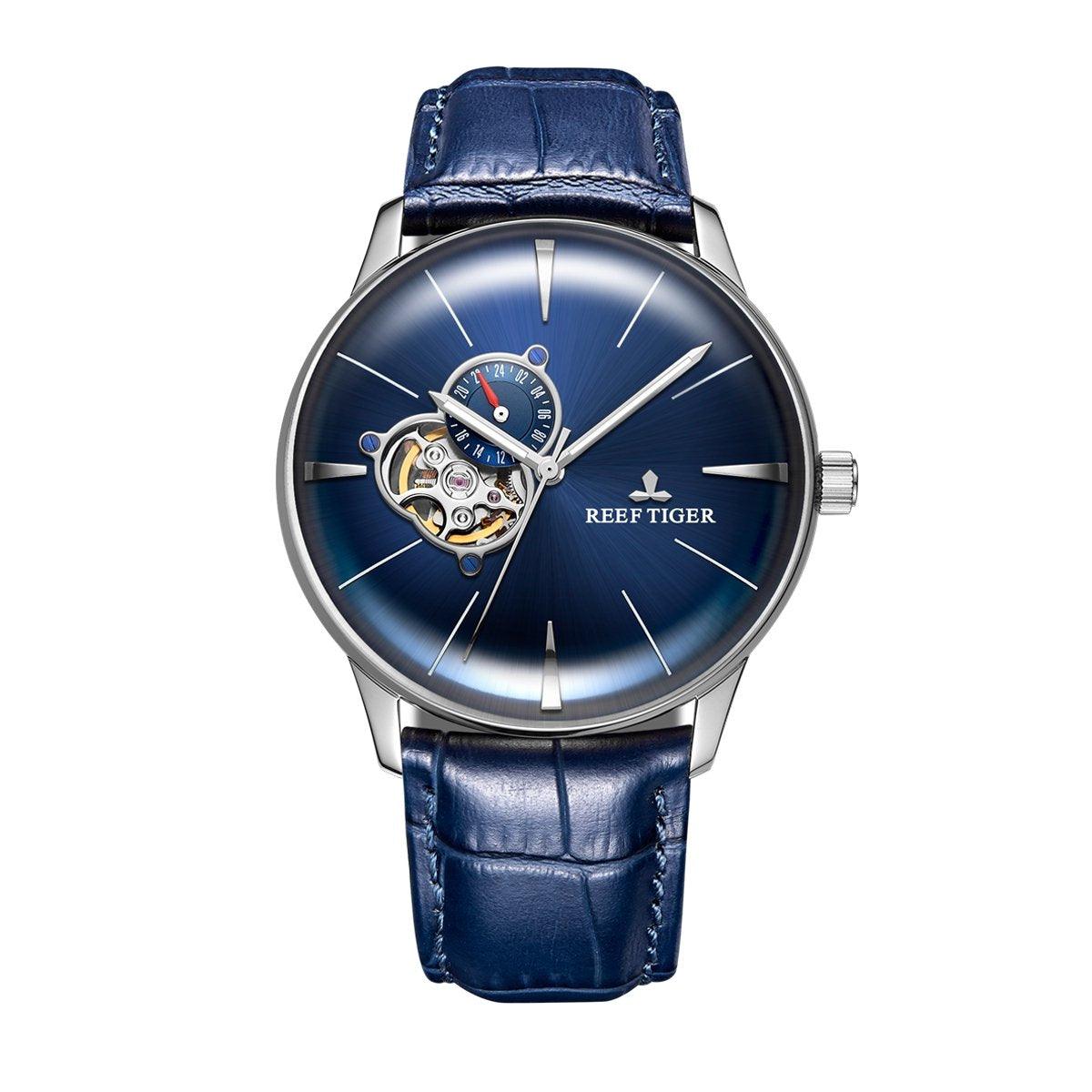 Reef Tiger Casual Blue Dial mechanical watch