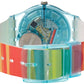 Swatch Quartz Rainbow Dial Watch Phil and Gazelle