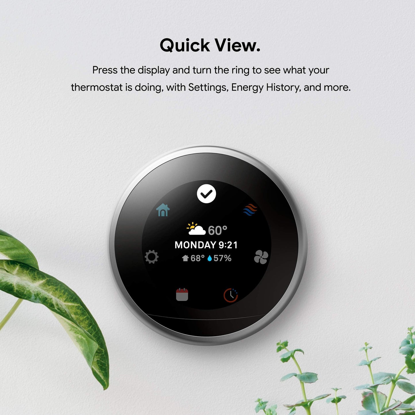 Google Nest Learning Thermostat - Black Phil and Gazelle