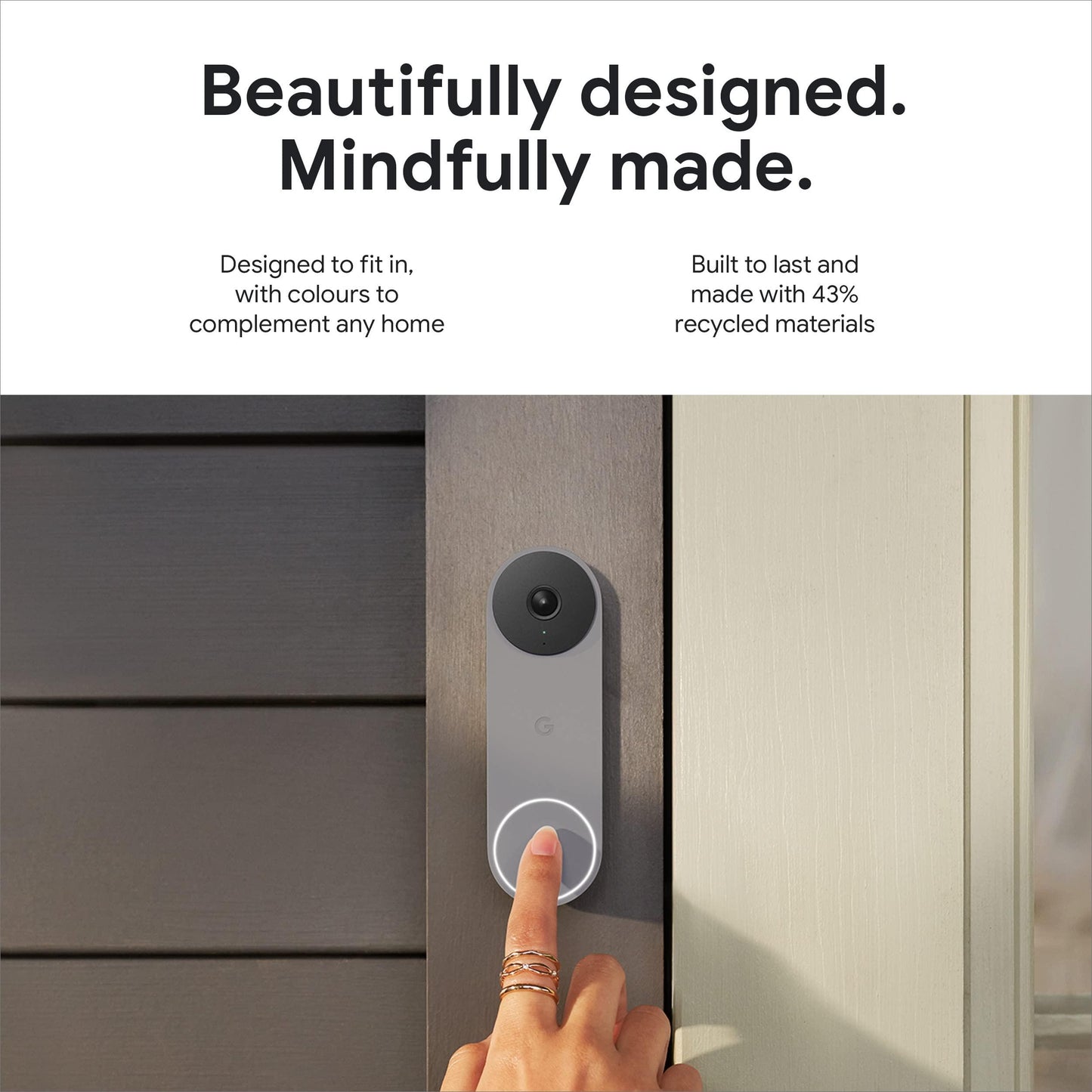 Google Nest Doorbell (Wired, 2nd Gen) Phil and Gazelle