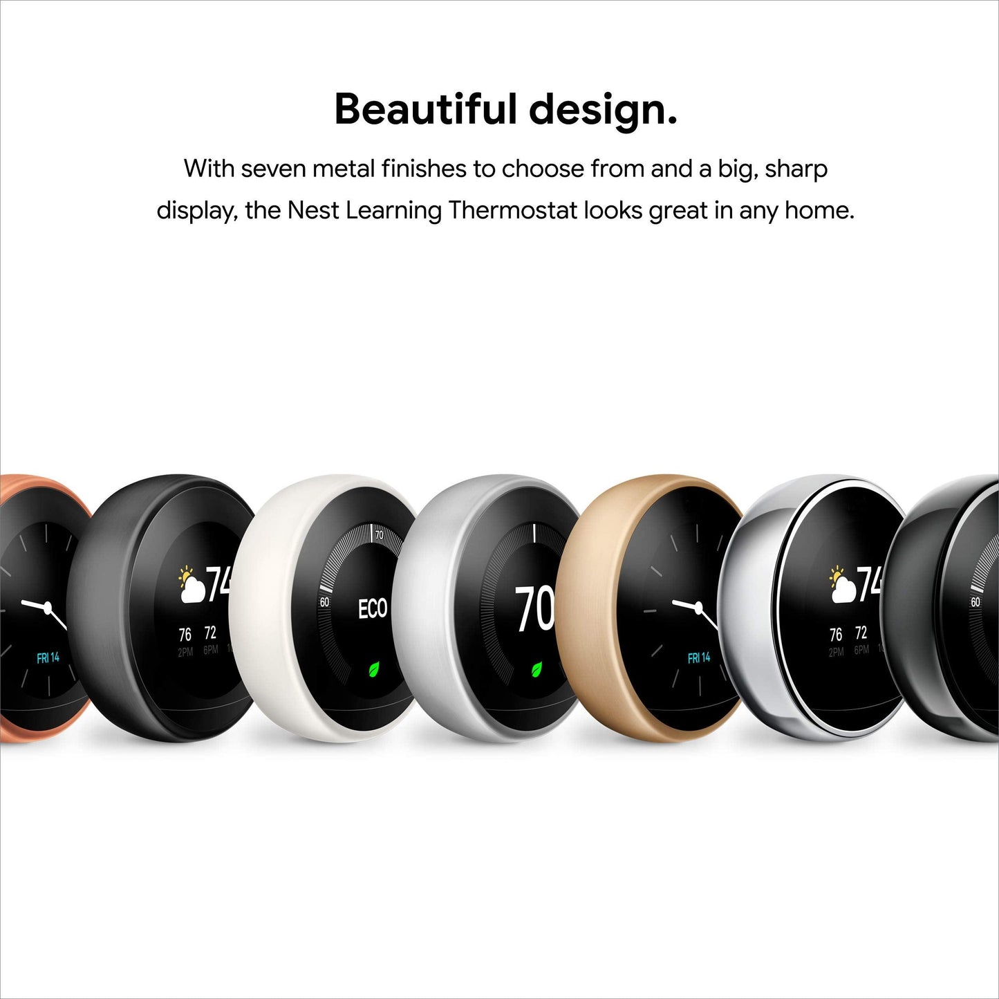 Google Nest Learning Thermostat - Black Phil and Gazelle